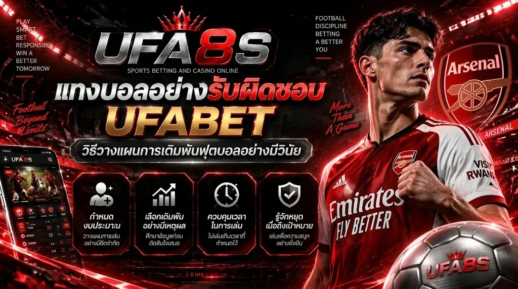 แทงบอลอย่างรับผิดชอบ UFABET